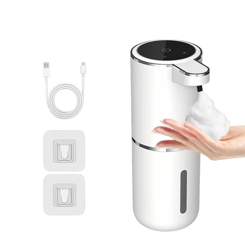 380ML Touchless IPX5 Waterproof 4-Gears Adjustable Foam/Gels Automatic Sense Soap Dispenser Electric Hand Dish Washing Machine