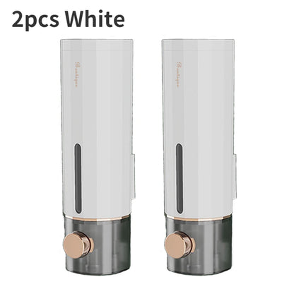 Manual Soap Dispenser Wall Mounted Bathroom Soap Dispenser Washing Hand Sanitizer Family Hotel Shower Gel Bathroom Tool