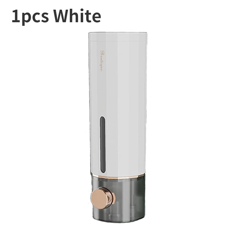 Manual Soap Dispenser Wall Mounted Bathroom Soap Dispenser Washing Hand Sanitizer Family Hotel Shower Gel Bathroom Tool