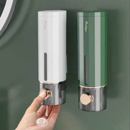 Manual Soap Dispenser Wall Mounted Bathroom Soap Dispenser Washing Hand Sanitizer Family Hotel Shower Gel Bathroom Tool